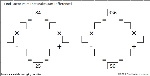336 and Level 2 Find the Factors